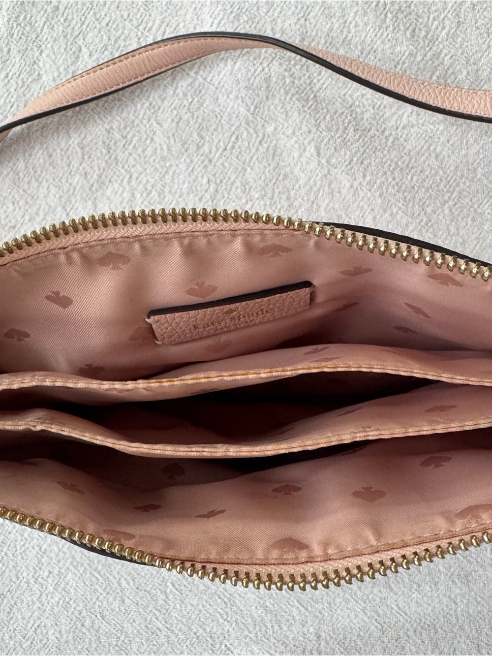 kate spade Blush Pink Pebbled Leather Crossbody - Picture 4 of 6
